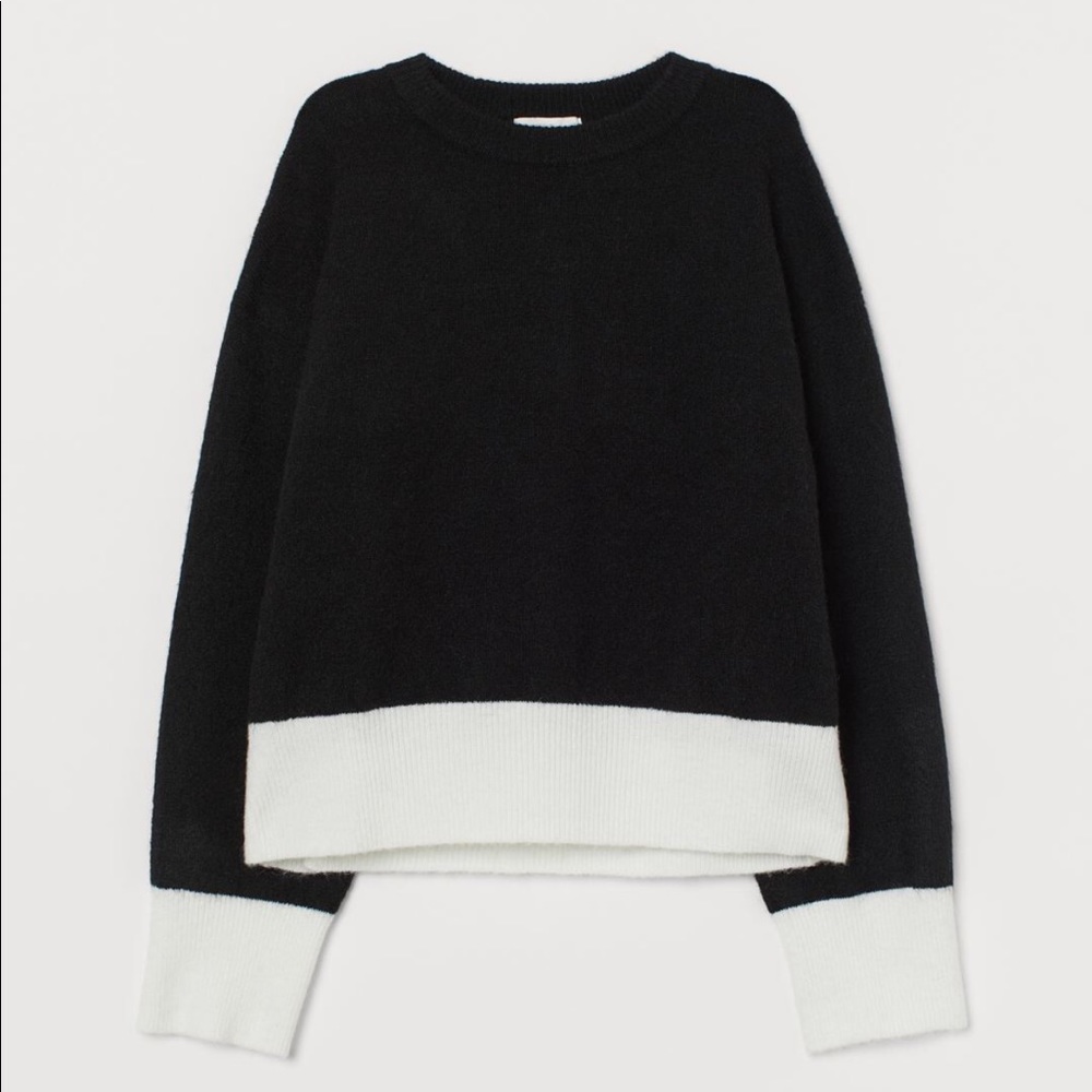 crew neck baggy sweater